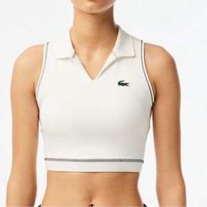 Lacoste Tops Lacoste Womens Sport Polo Style Sports Bra Size L